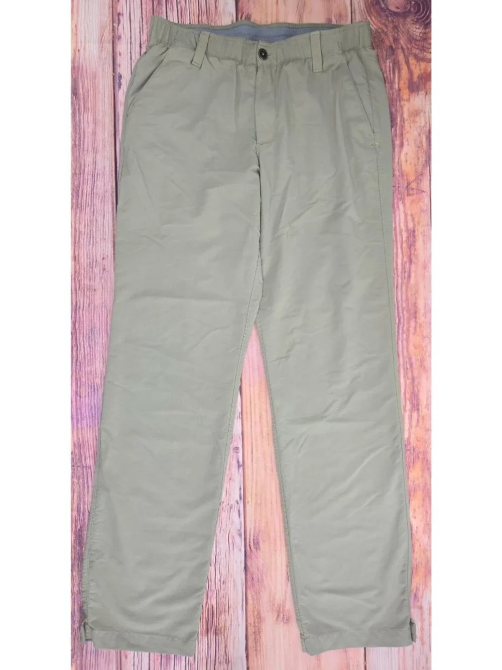 Under Armour Mens Khaki Golf Pants 34x34 Nylon Blend